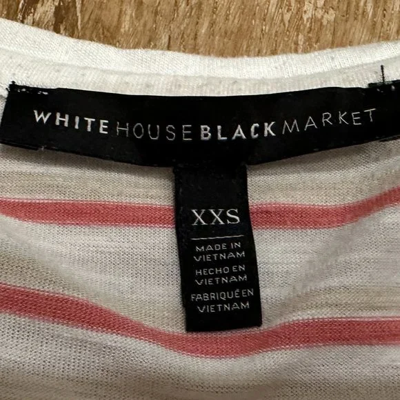 WHBM Red & White top XX Small - Picture 4 of 4